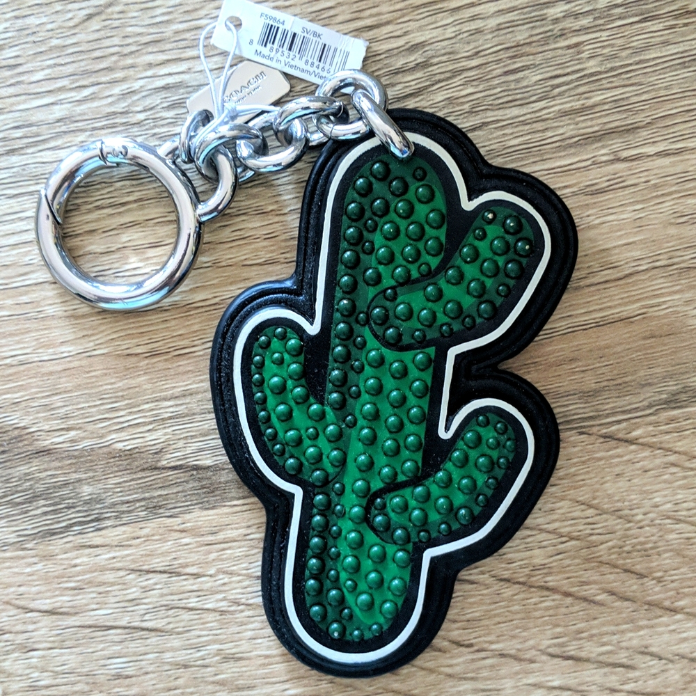 NWT Coach Cactus Key Chain
